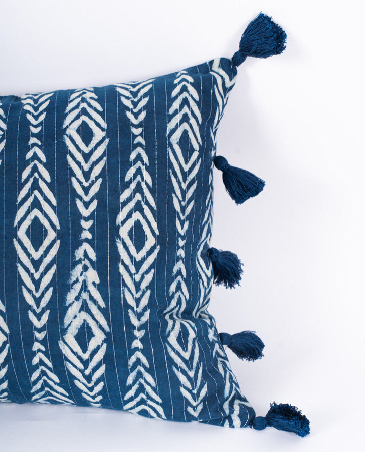 Inaya - Hand Block-Printed Cotton Pillowcase