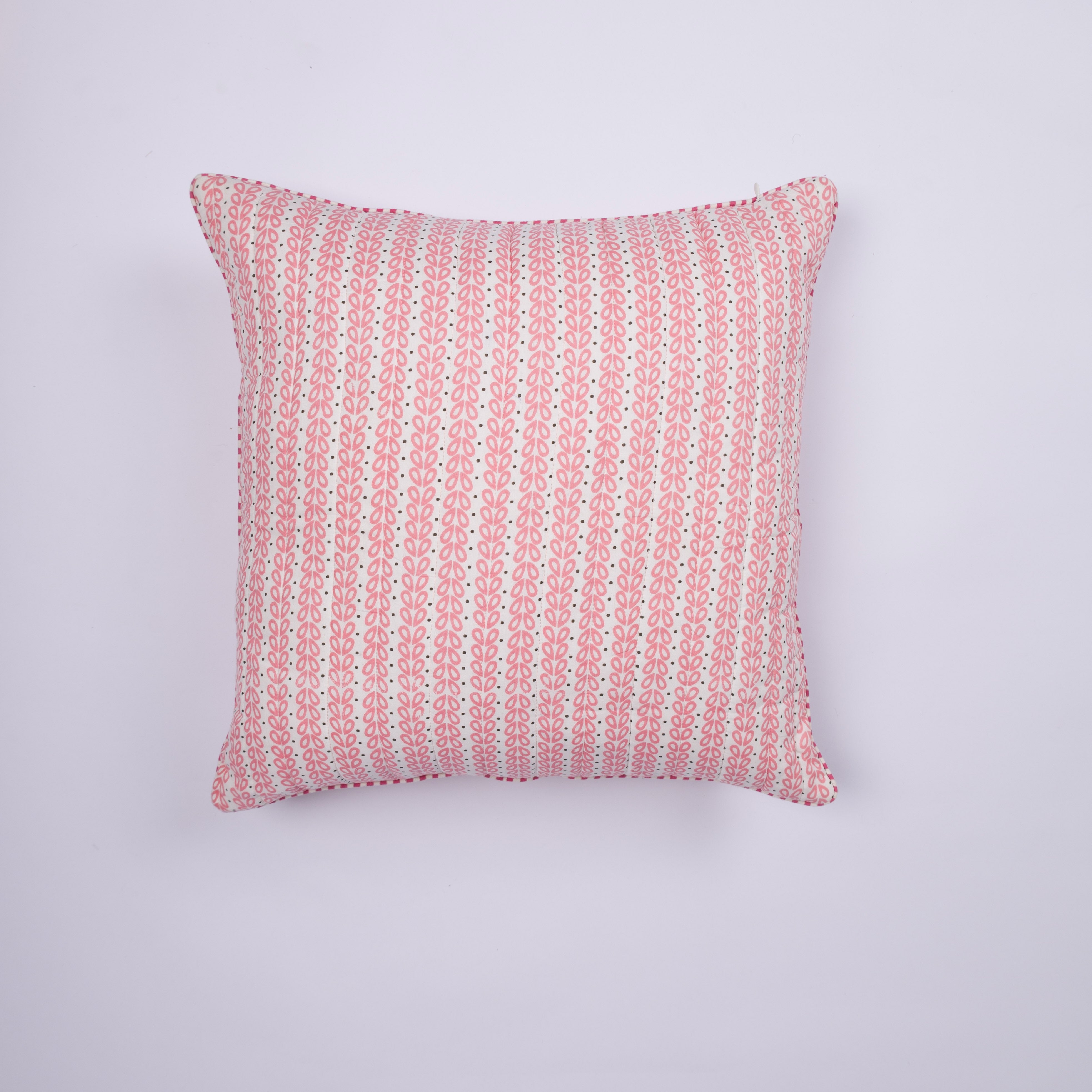 Indu - Hand Block-Printed Cotton Pillowcase
