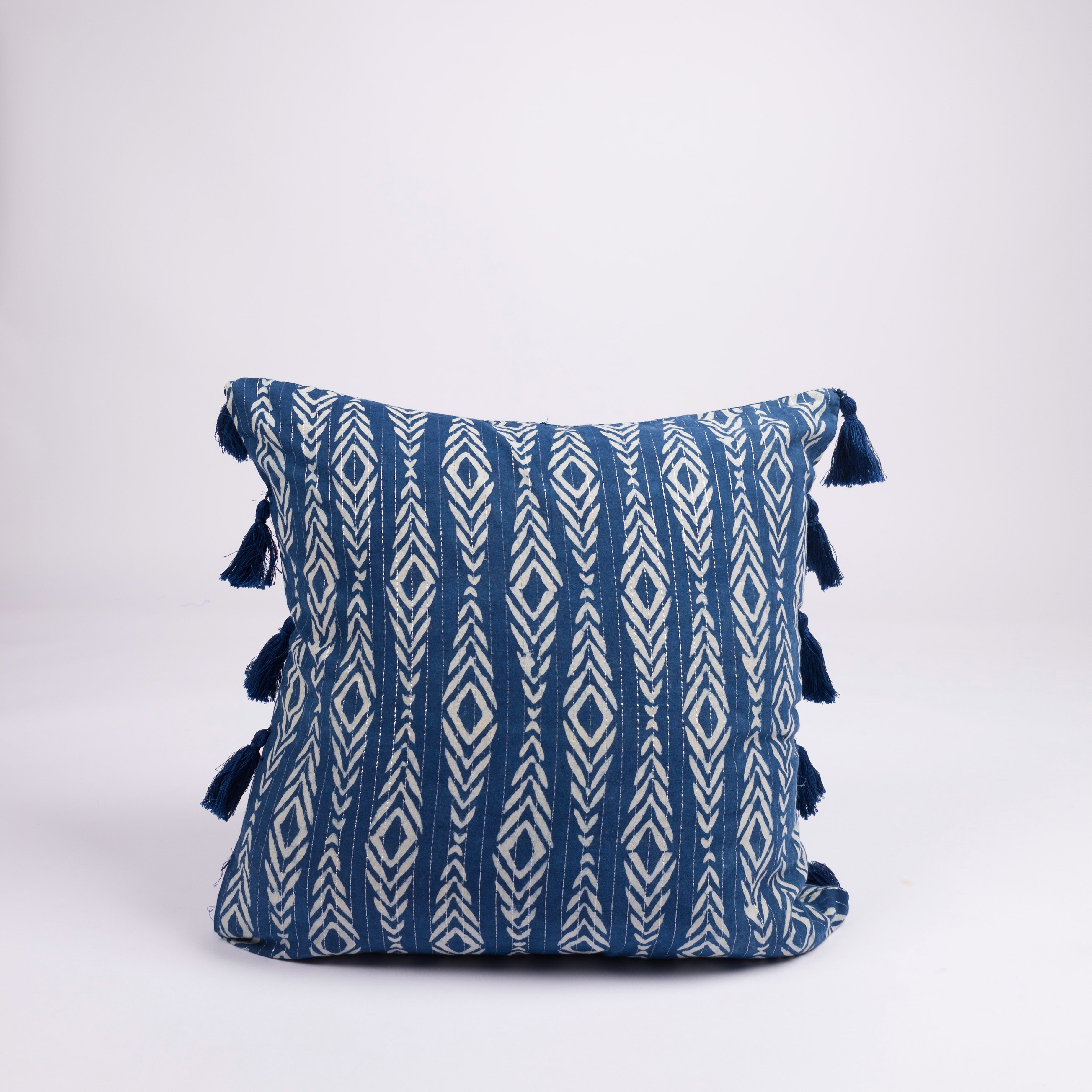 Inaya - Hand Block-Printed Cotton Pillowcase