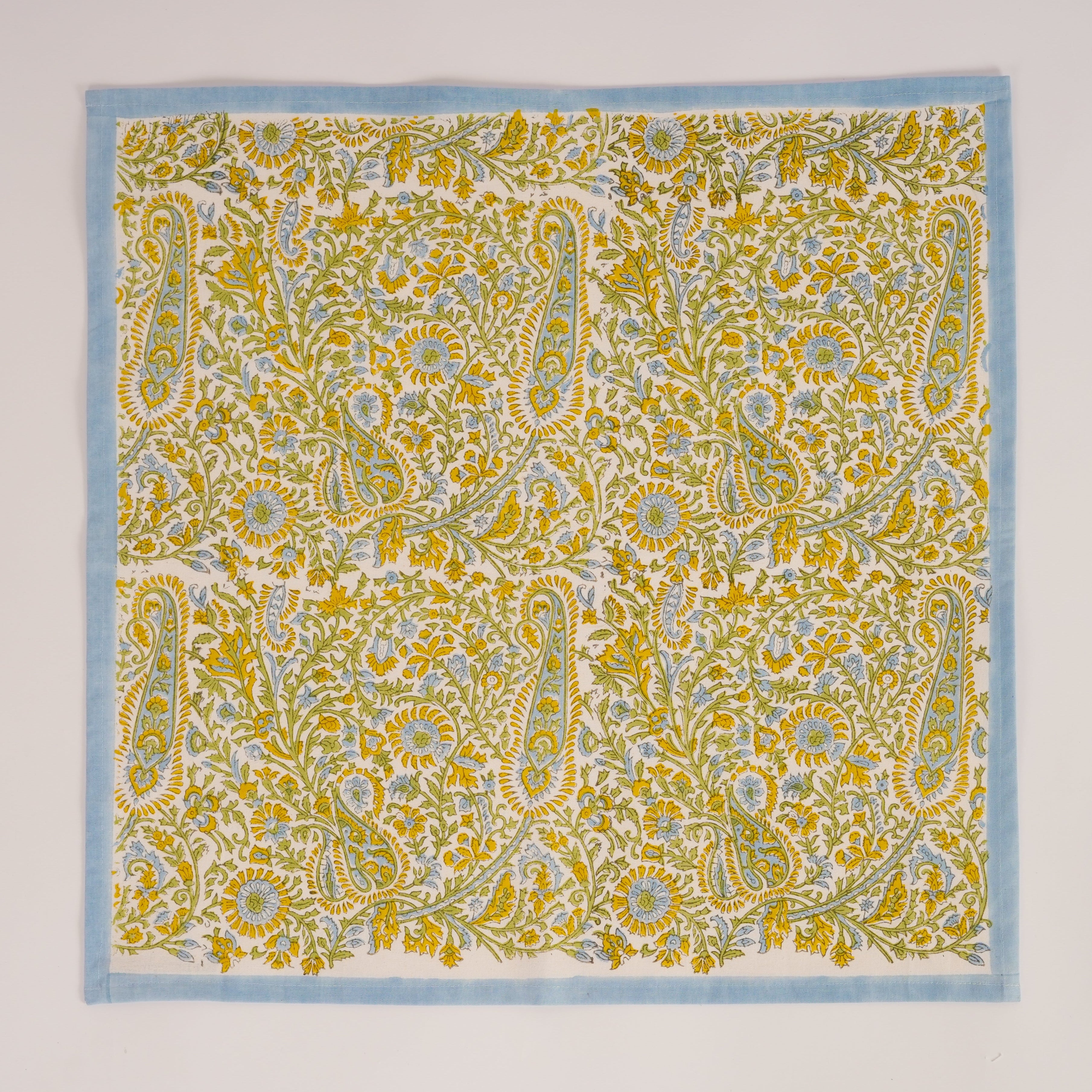 Kairi - Hand Block-Printed Cotton Napkins Set of 4