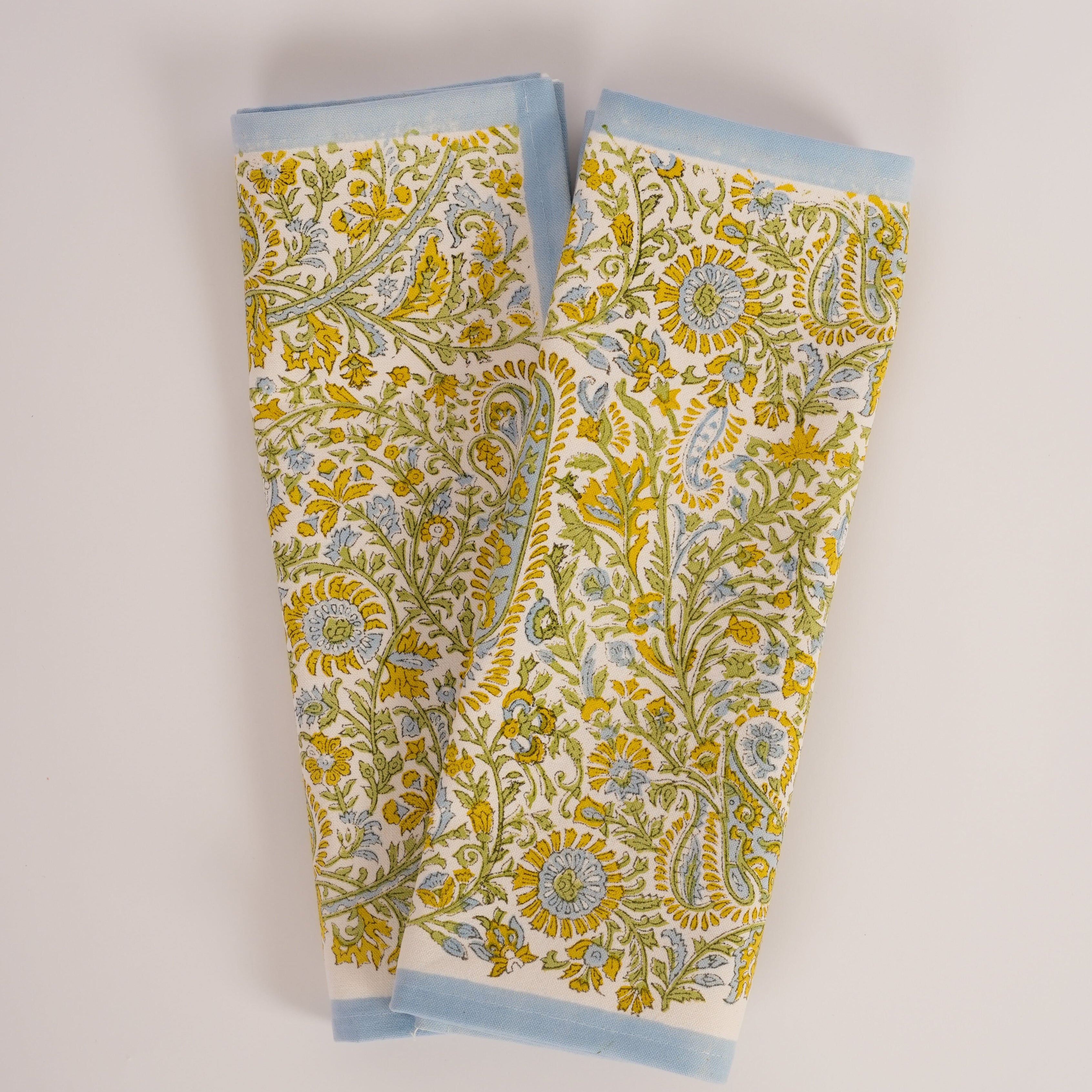 Kairi - Hand Block-Printed Cotton Placemats Set of 4