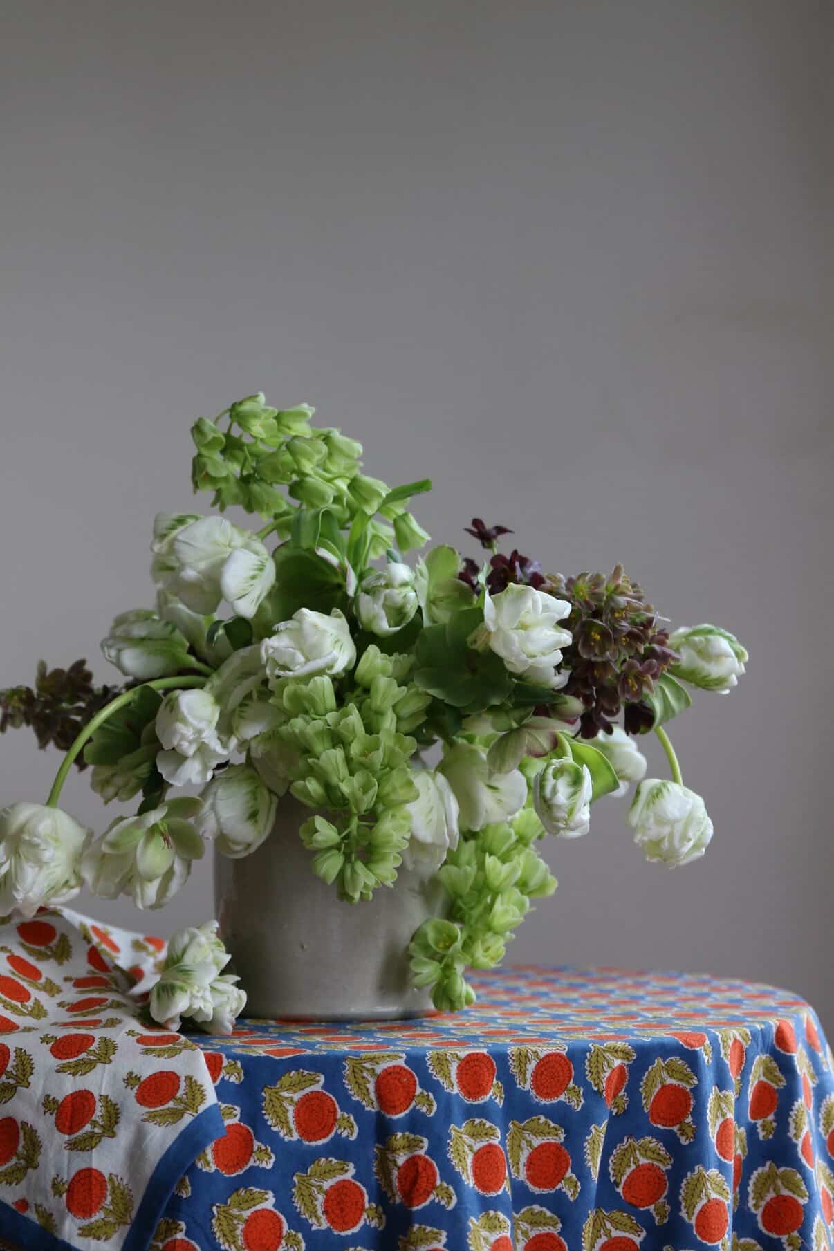 Marigold – Hand Block Printed Table Cloth & 6 Napkins Set
