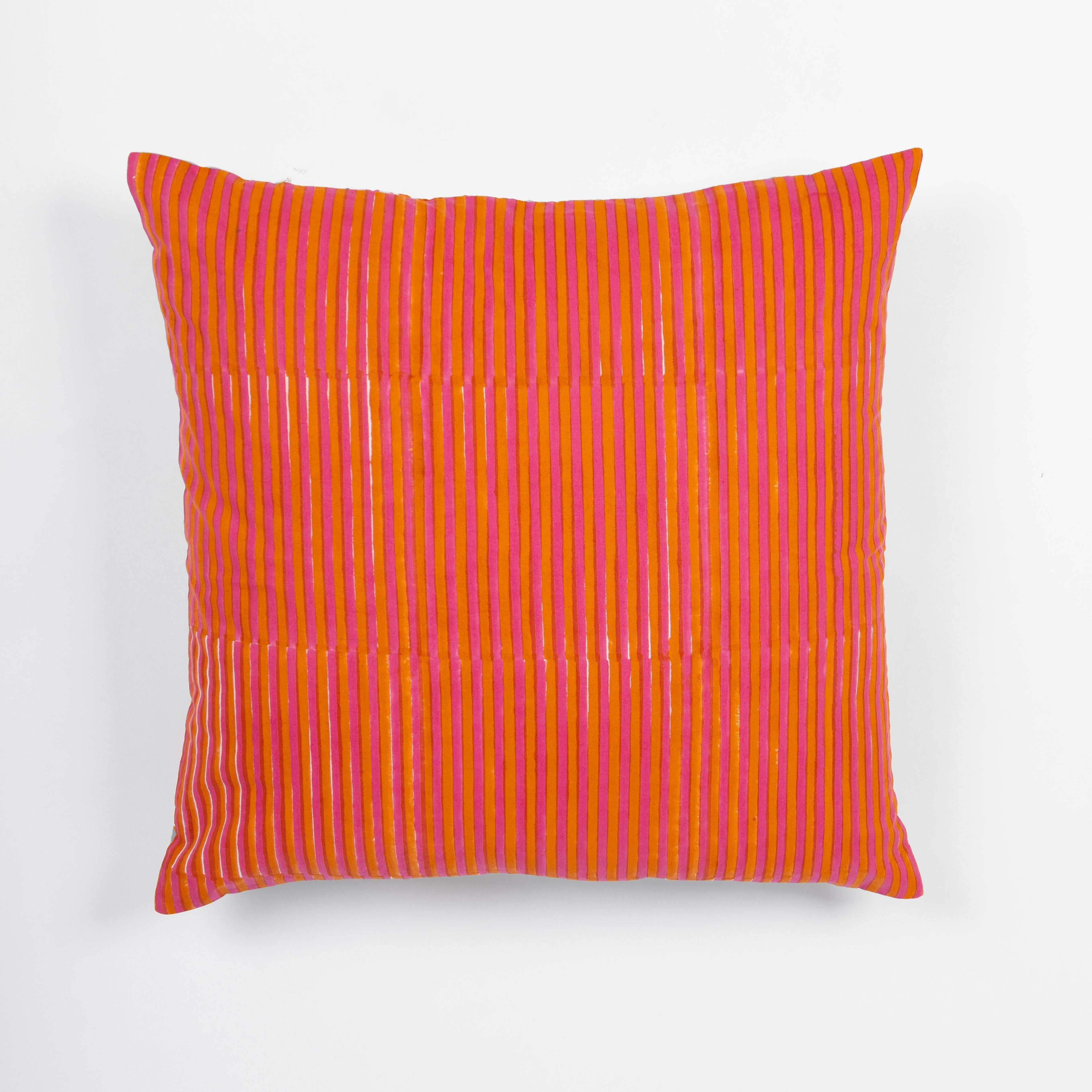 Handcrafted blue pillowcase by Thar, designed to bring traditional artistry into modern homes.
