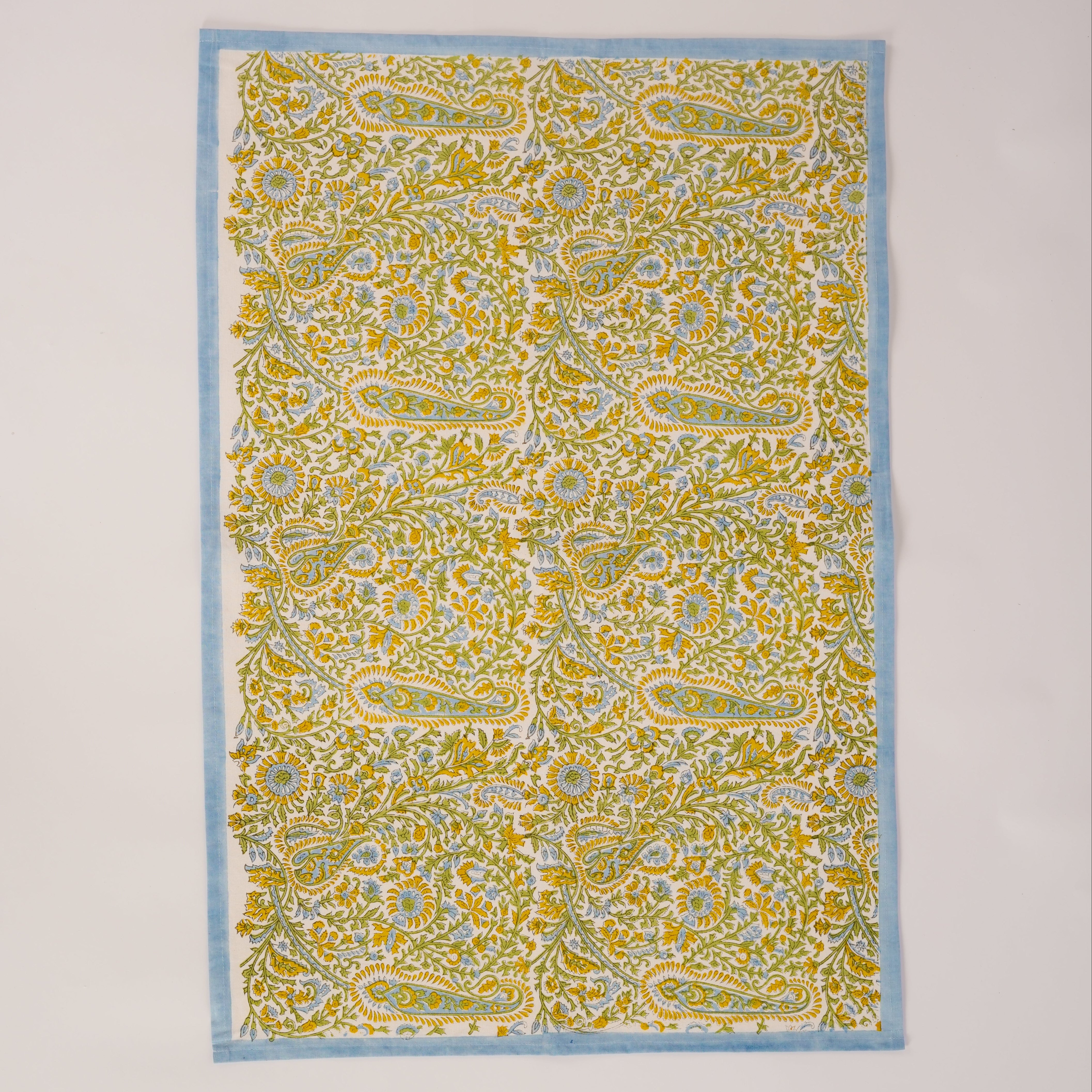 Kairi - Hand Block-Printed Cotton Kitchen Towel